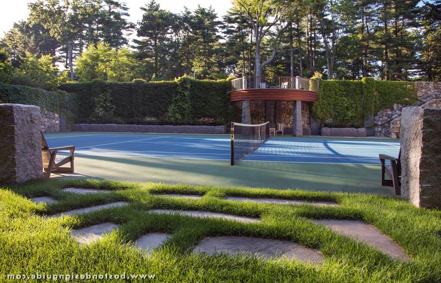 tennis court by gregory lombardi design